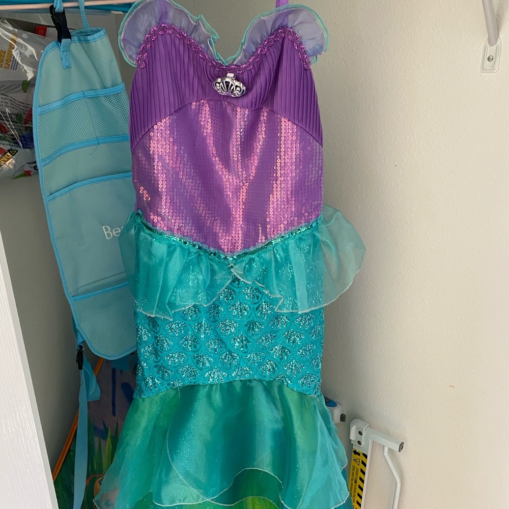 Ariel dress from bibbidi bobbidi boutique